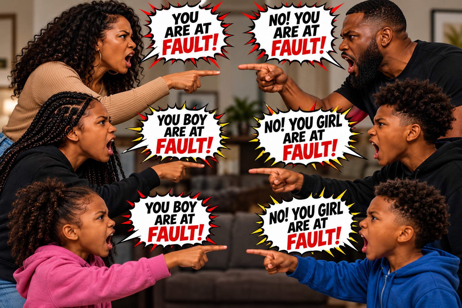 When Blame Becomes Inherited: How Conflict Patterns Shape Black Youth